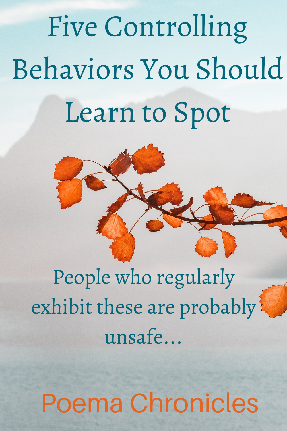 Five Controlling Behaviors You Should Learn To Spot - Poema Chronicles